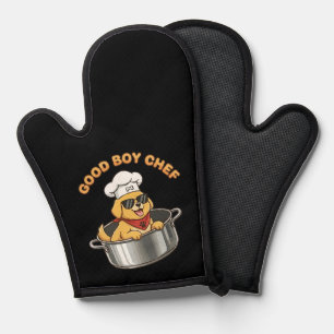 Bon garçon chef cuisine chien