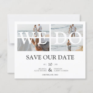 Bon marché Chic We Do 4 Photos Collage Mariage