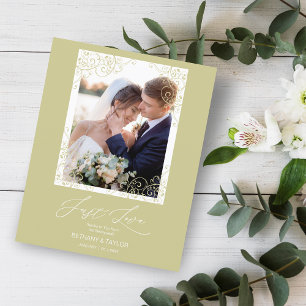 Bon Marché Flourish Gold Effet Ornament Photo Nouv