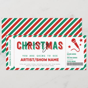 Bon Modèle cadeau de Noël