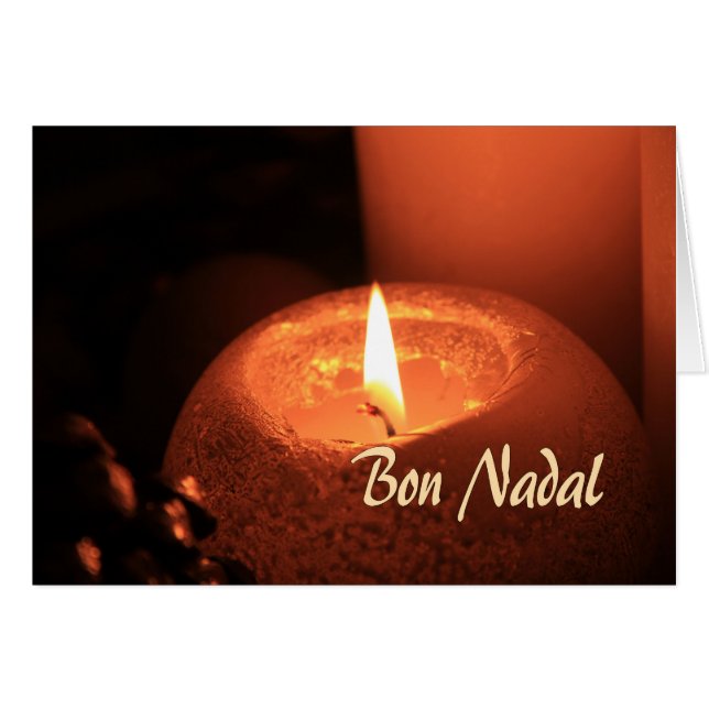 Bon Nadal Catalan Candles (Devant horizontal)