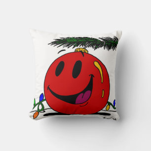 Bon ornement "Joyeuses fêtes !" Coussin