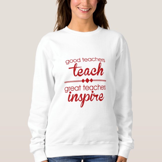 Bon Sweatshirt des enseignants (Devant)