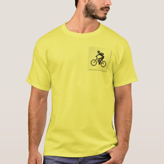 Bon T-shirt à enfiler pour une balade à vélo. (Devant)