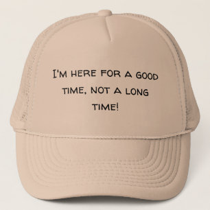 Bon temps Casquette de nouveauté