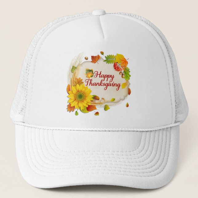 Bon thanksgiving 13 Casquette (Devant)