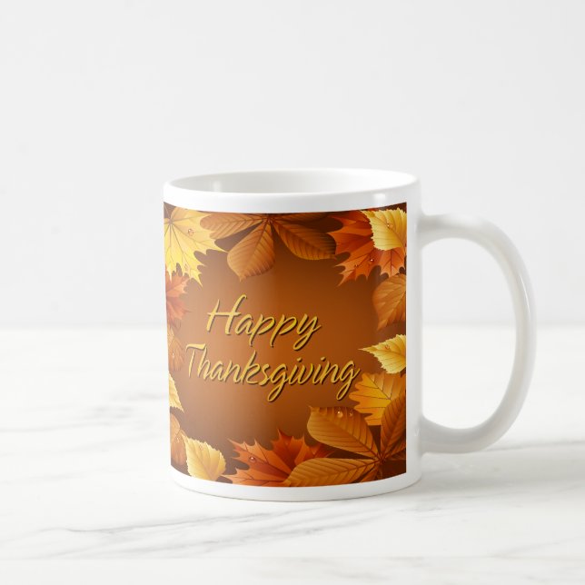 Bon thanksgiving 1 Mug (Droite)