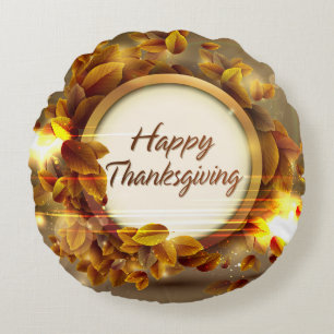 Bon thanksgiving 3 Coussins ronds