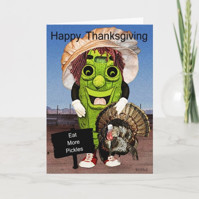 Bon thanksgiving avec la carte de voeux d'aneth de (Devant)
