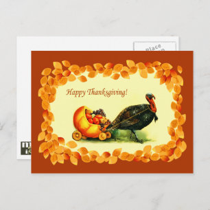 Bon thanksgiving. Cartes postales de conception vi