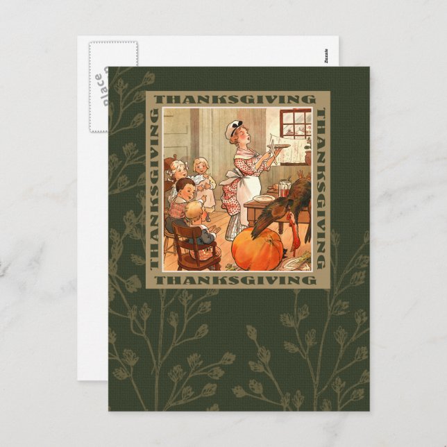 Bon thanksgiving. Cartes postales vintage (Devant / Derrière)