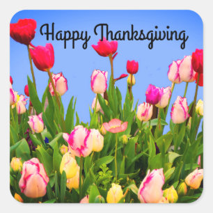 Bon thanksgiving Diverses Tulipes #3 Stickers
