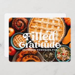 Bon thanksgiving rempli avec Gratitude Holiday