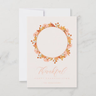 Bon thanksgiving Script Garland Feuilles Photo