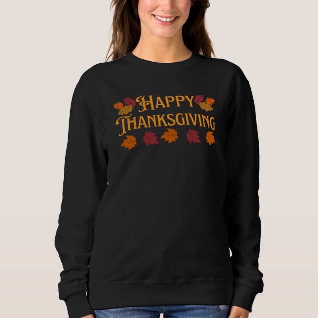 Bon thanksgiving T-shirt Sweatshirt (Devant)