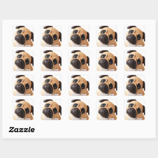 BON TRAVAIL AUTOCOLLANT CHIEN