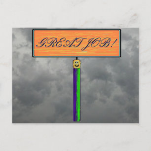 BON TRAVAIL ! carte postale