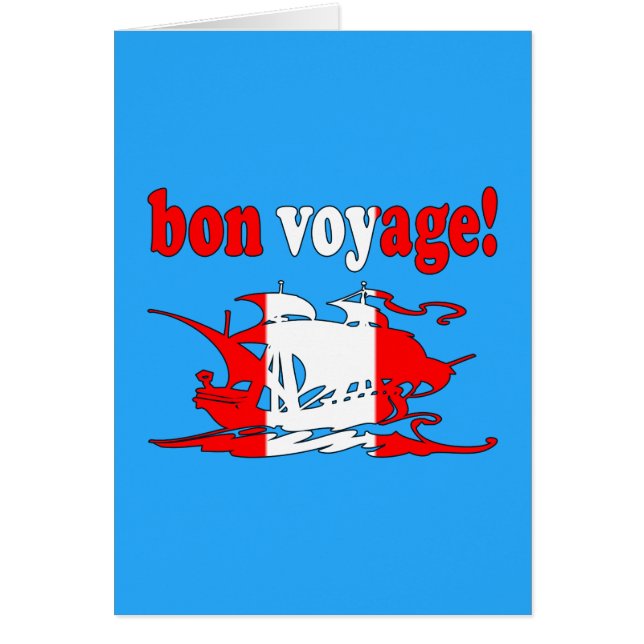 Bon voyage - Bon voyage au Canada - Vacances (Devant)