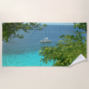 Bonaire Vue sur l'océan avec serviette de plage de