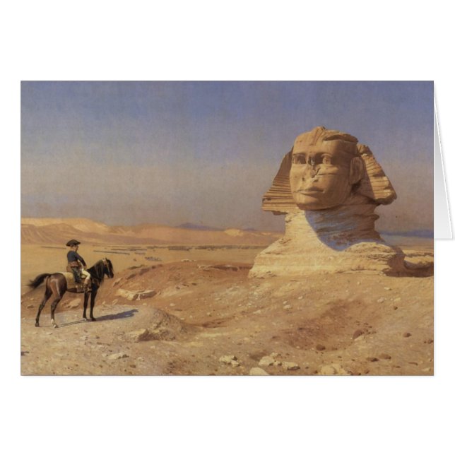 Bonaparte avant le sphinx (Devant horizontal)