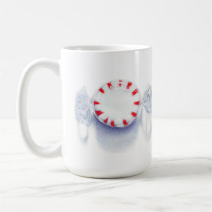 BONBON À LA MENTHE POivrée Grand Mug Blanc