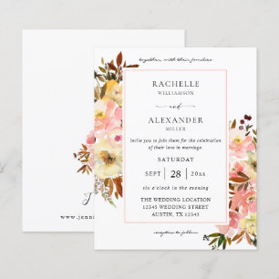 Bonbon budgétaire Fleurs rose et jaune 2 Mariage