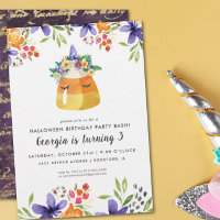 Bonbon de licorne | Invitation de fête d'Halloween
