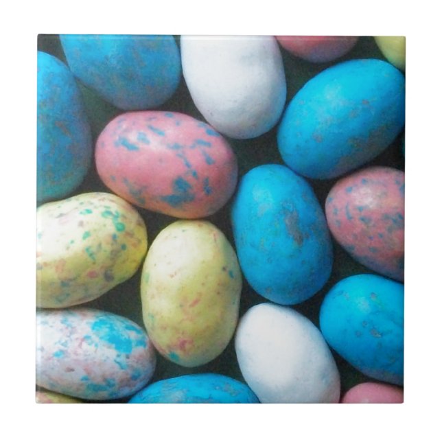 Bonbons colorés Carreaux des oeufs de Pâques (Devant)