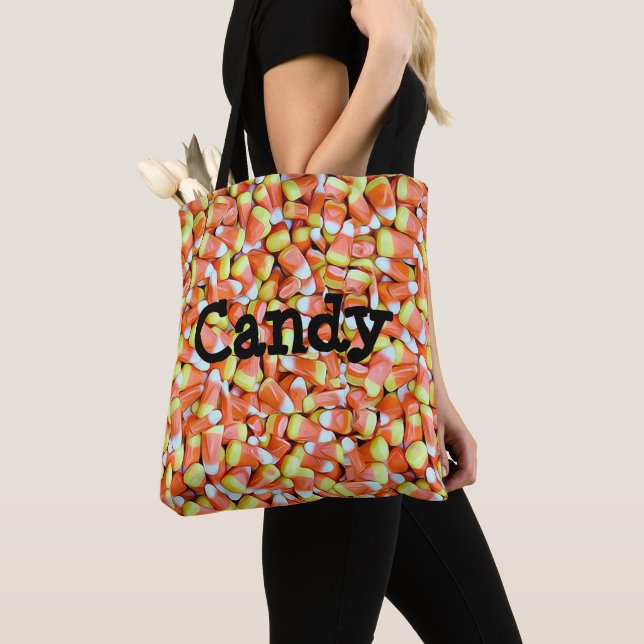 Bonbons Corn et Citrouille Bonbons Trick ou sac de (De près)
