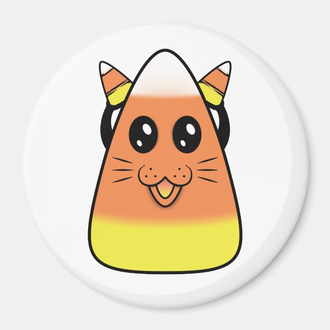 Bonbons Corn Kitty Magnet (Devant)