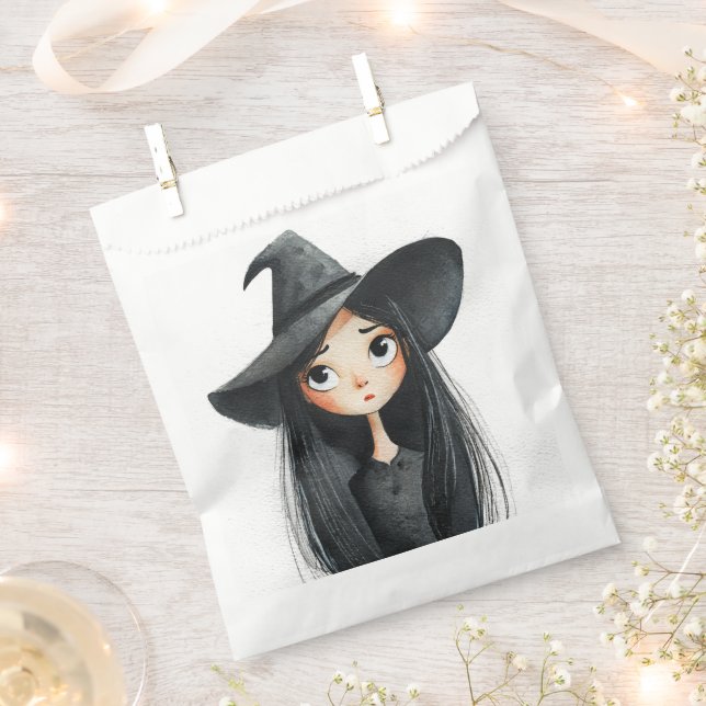 Bonbons de sorcière d'Halloween Favoriser les sacs (Coupé)