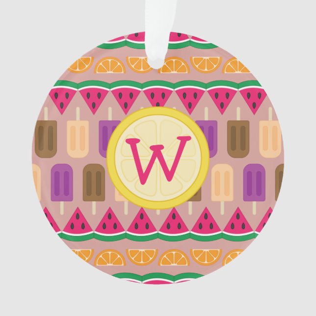 Bonbons d'été Ornement acrylique (devant)