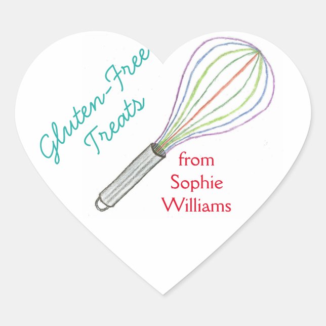 Bonbons sans gluten étiquettes de cuisson / autoco (Devant)