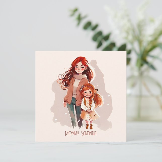 Bond adorable maman et fille (12) (Debout devant)