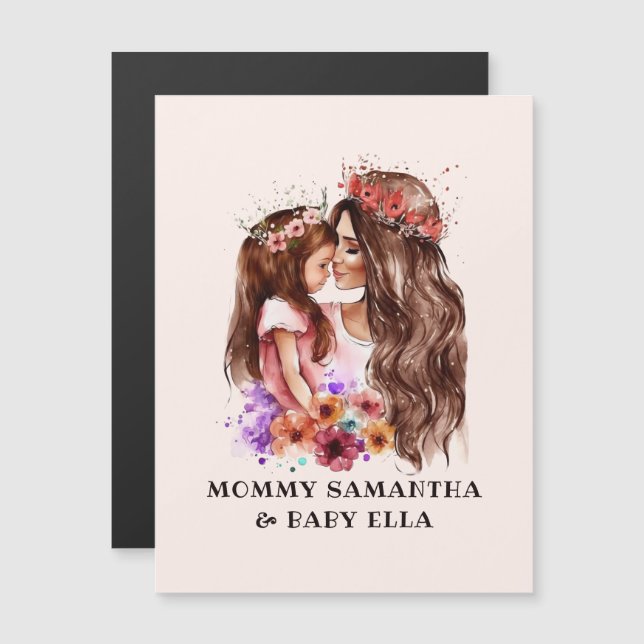 Bond adorable maman et fille (6) (Devant / Derrière)