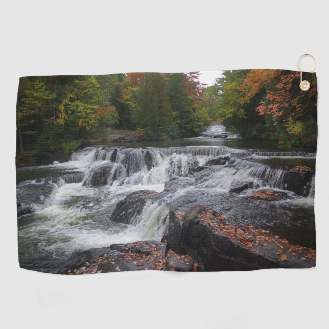 Bond Falls Cascades serviette de golf (Horizontal)