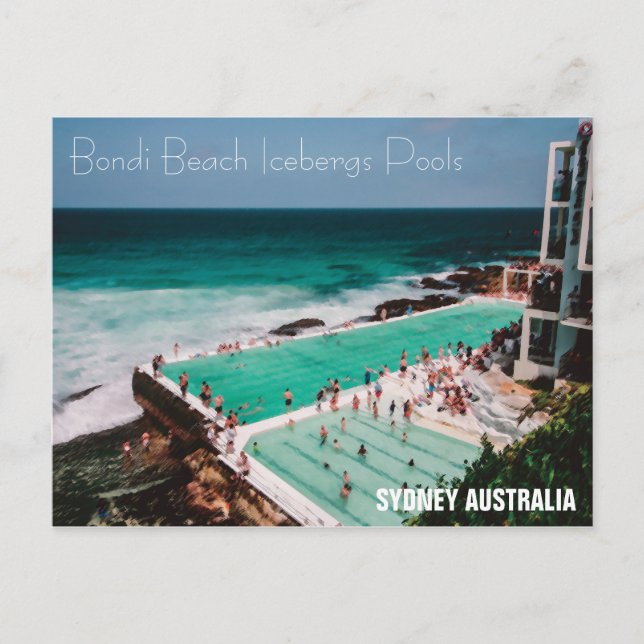Bondi Beach Icebergs Pool - Carte postale (Devant)
