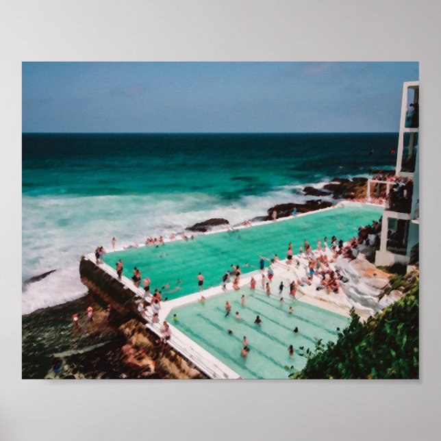 Bondi Beach Icebergs Pool - Poster (Devant)