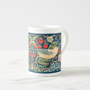 BONE CHINA MUG : WILLIAM MORRIS STRAWBERRY THEVES