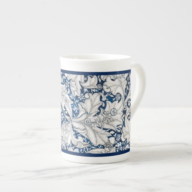 BONE CHINA MUG : WILLIAM MORRIS : WALLFLOWER (Devant droit)