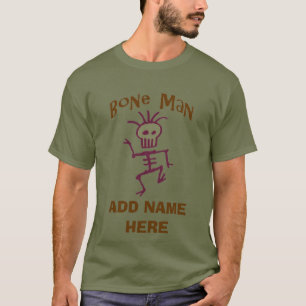 Bone Man, ajouter le texte T-shirt