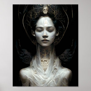 Bone Wraith Imaginaire Affiche d'art de la science