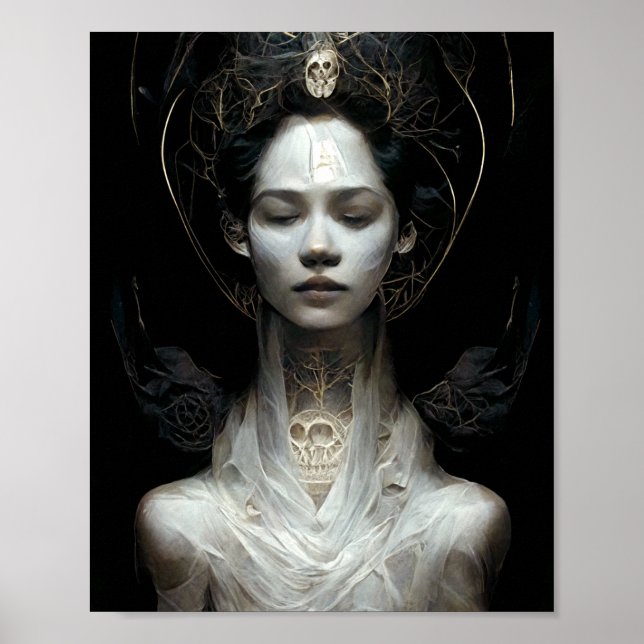 Bone Wraith Imaginaire Affiche d'art de la science (Devant)