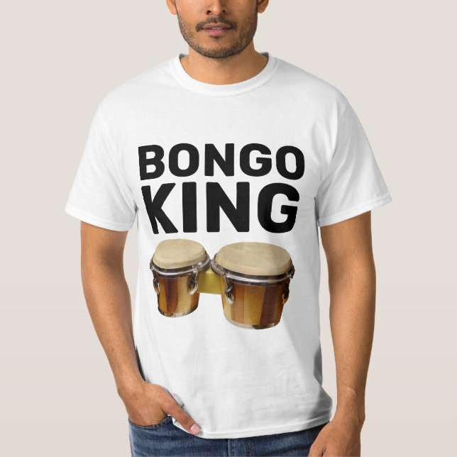 BONGO KING BONGO DRUMS T-SHIRTS (Devant)