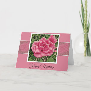 Bonheur, Amour et Rires - Carte d'anniversaire