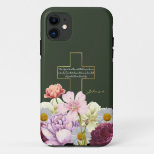 Bonheur Éternel : Étui Téléphone Chrétien Pastel