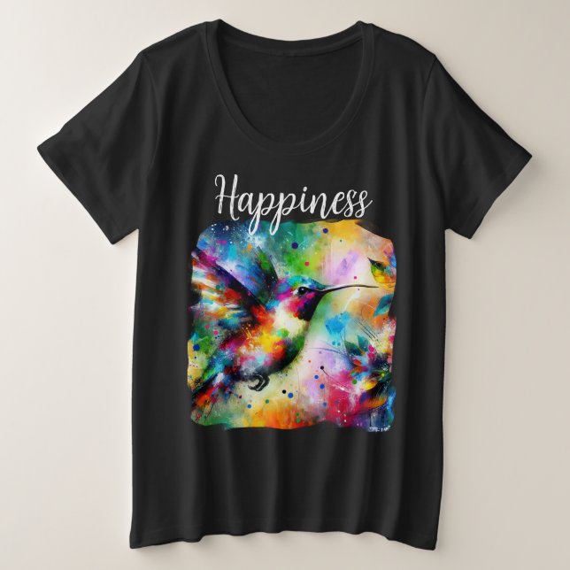Bonheur impressionniste Whimsical Colibri (Design devant)
