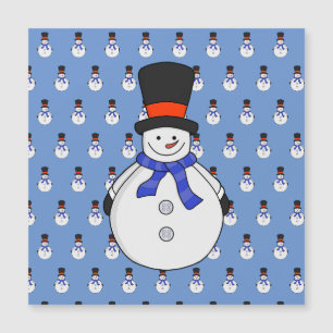 Bonhomme de neige avec haut-de-forme