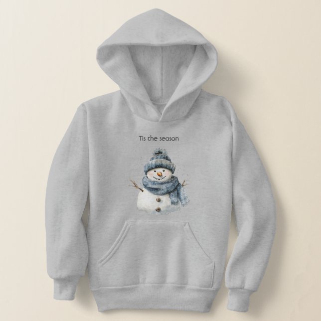 Bonhomme de neige bleu de Noël (Poser)