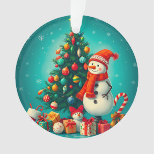 🎄 Bonhomme de neige festif Noël Glow ❄️ Arbre & C